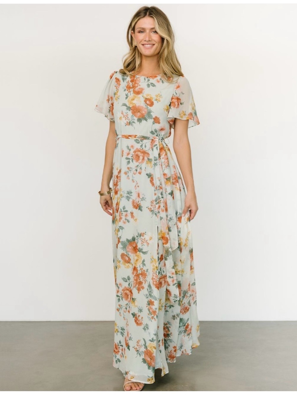 Baltic Born Naomi Short Sleeve Maxi Dress XL NWT